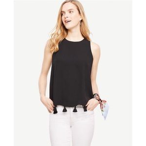 Ann Taylor Tassel Tank - XS